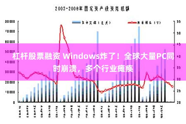 杠杆股票融资 Windows炸了！全球大量PC同时崩溃，多个行业瘫痪