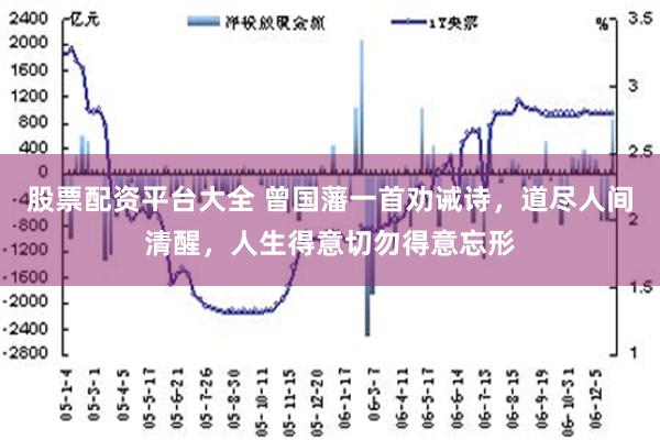 股票配资平台大全 曾国藩一首劝诫诗，道尽人间清醒，人生得意切勿得意忘形